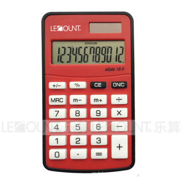 10 chiffres Calculatrice de poche à double taille avec diverses couleurs en option (LC360A)